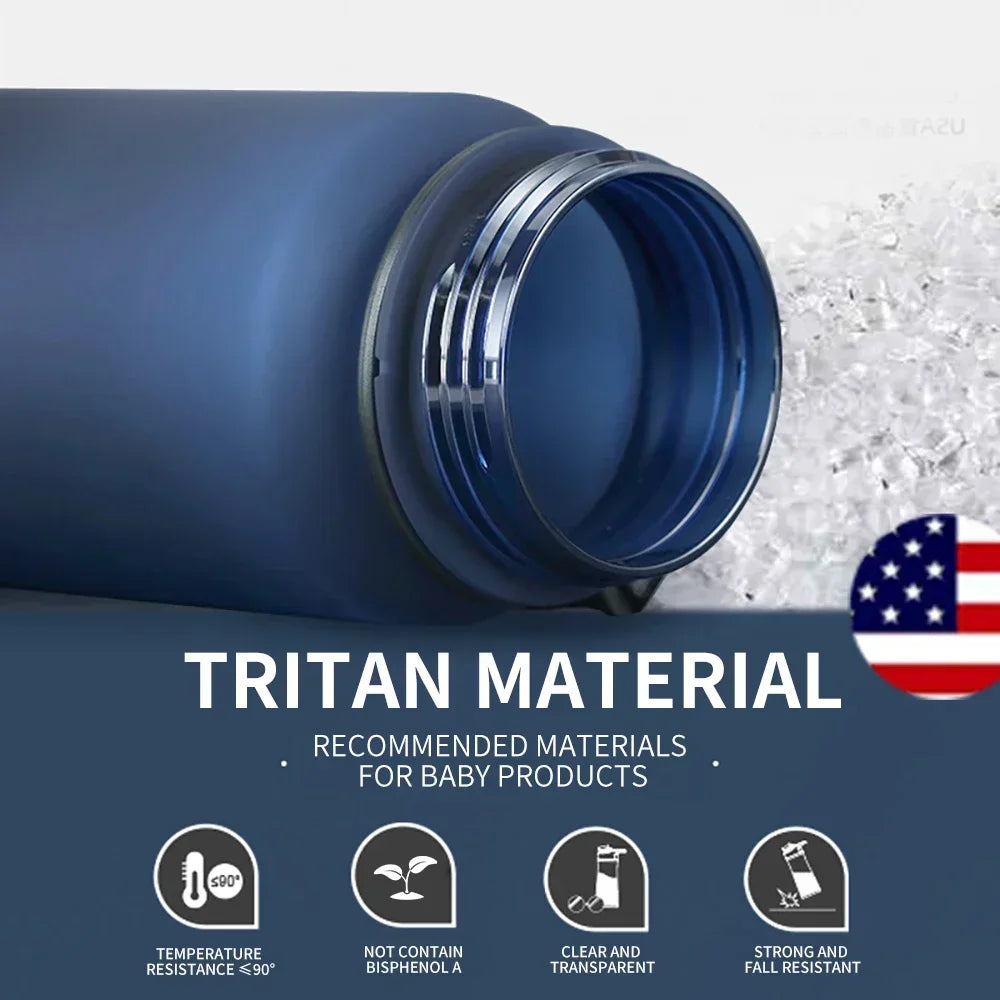 Auslaufsichere, BPA-freie Trinkflasche – Umweltfreundliche Sportflasche | 350 ml, 500 ml &amp; 1000 ml für Erwachsene &amp; Kinder