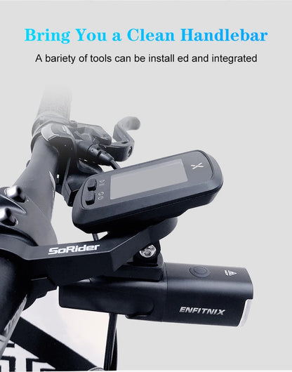Universelle Fahrradcomputerhalterung – Sichere Lenkerhalterung für Garmin Edge &amp; GPS-Geräte