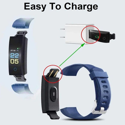 Smart Fitness Tracker Bracelet - Bluetooth Sports Watch for iOS & Android