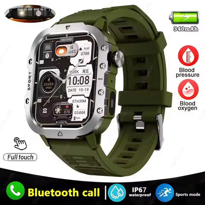 New GPS Sport Smart Watch Waterproof  BT Call MilitaryGrade Outdoor SmartWatch IP67 for Men Women Fashion Business SmartBracelet