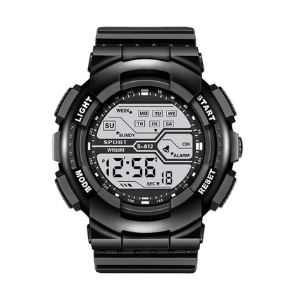 Military Digital Sports Watch - Waterproof LED Tactical Watch for Men