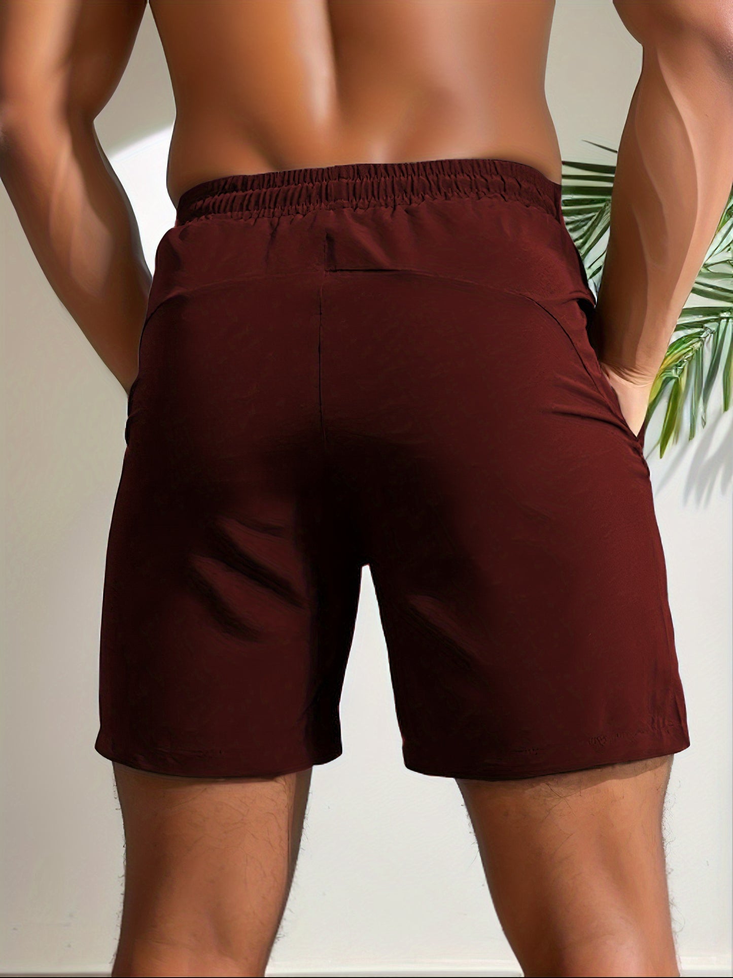 Short de sport performant pour homme - Short de gym stretch à séchage rapide avec poches zippées