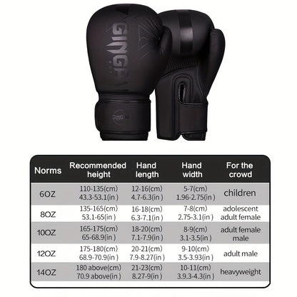 Gants de boxe professionnels - Gants de boxe thaïlandaise et de kickboxing 6-14 oz