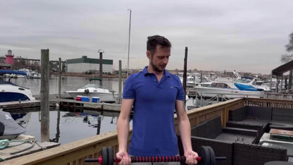 Ensemble d'haltères réglables de 9 à 41 kg - Équipement de musculation polyvalent 4 en 1 pour la maison