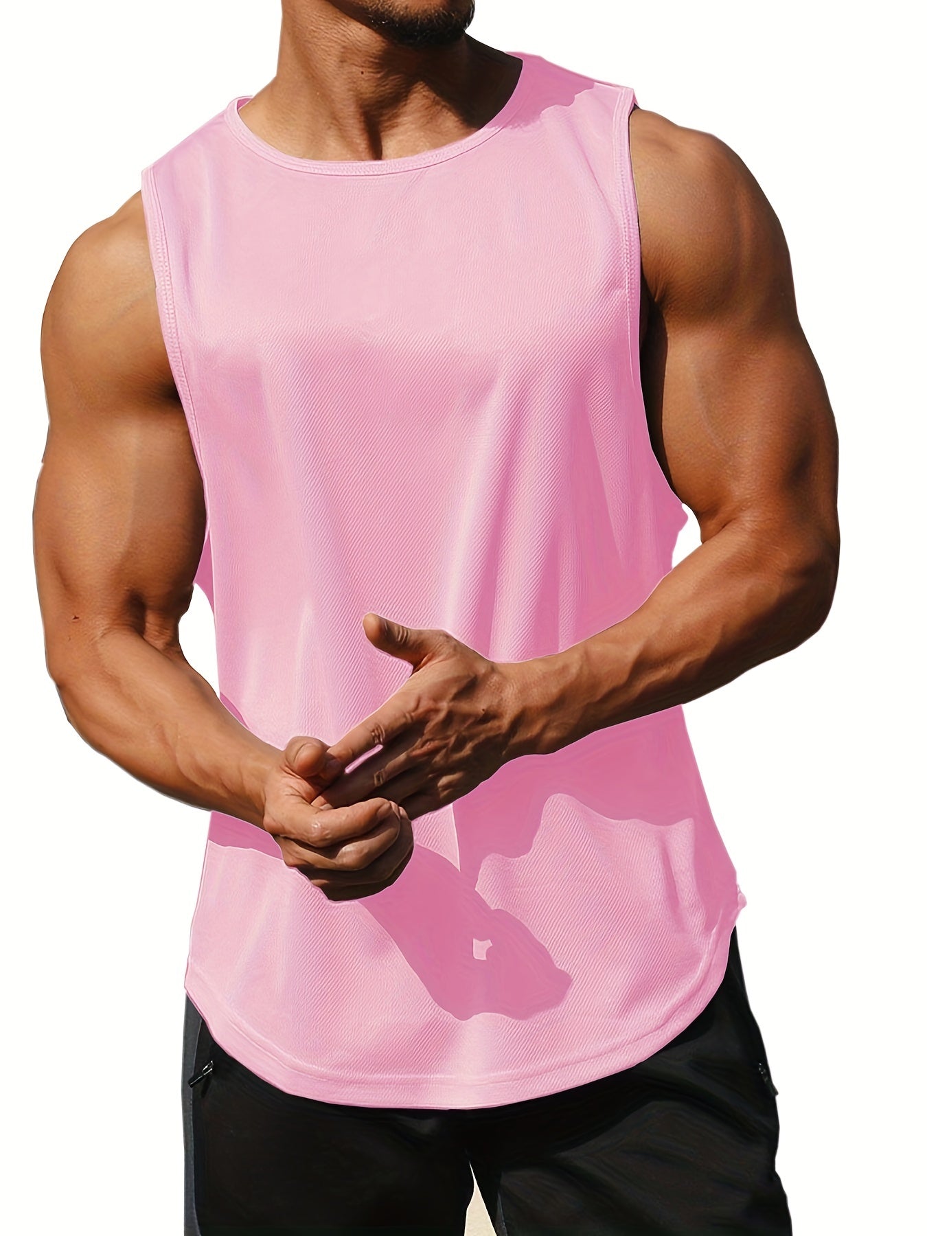Schnelltrocknendes Sport-Tanktop für Herren – Ärmelloses Laufshirt