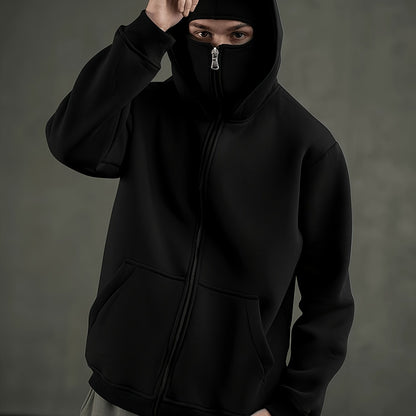 Hochwertiger Performance-Hoodie mit durchgehendem Reißverschluss – Schwere Sportbekleidung