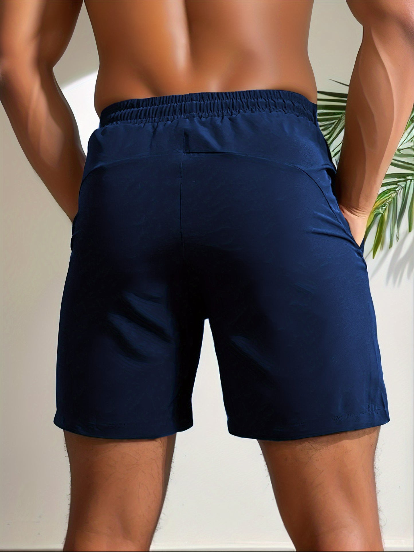 Short de sport performant pour homme - Short de gym stretch à séchage rapide avec poches zippées