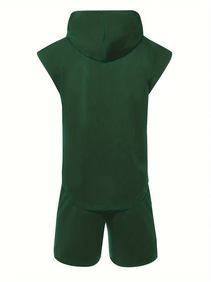 Ensemble de boxe homme 2 pièces - Gilet à capuche et short