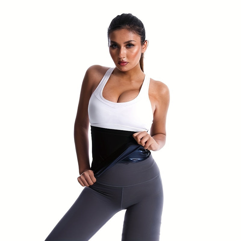 Tummy Control Waist Trainer Belt - Sweat Resistant Fitness Support