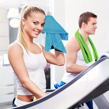 Quick-Dry Sports Towel with Storage Case - Cooling Microfiber Gym Towel