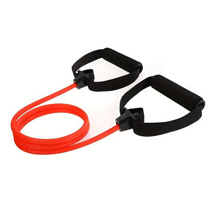 Premium Resistance Band with Bar - Elastic Pull Rope for Home Gym | Full Body Strength Training