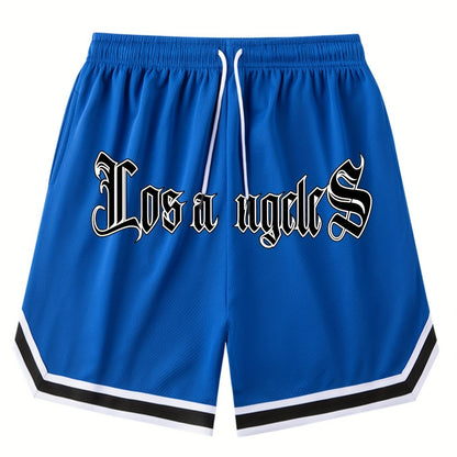 Short de sport pour homme - Short de sport à cordon de serrage imprimé Chicago