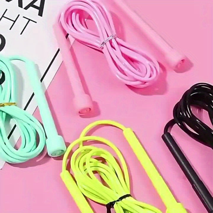 Corde à sauter à vitesse réglable - Corde en PVC anti-nœuds avec poignées ergonomiques