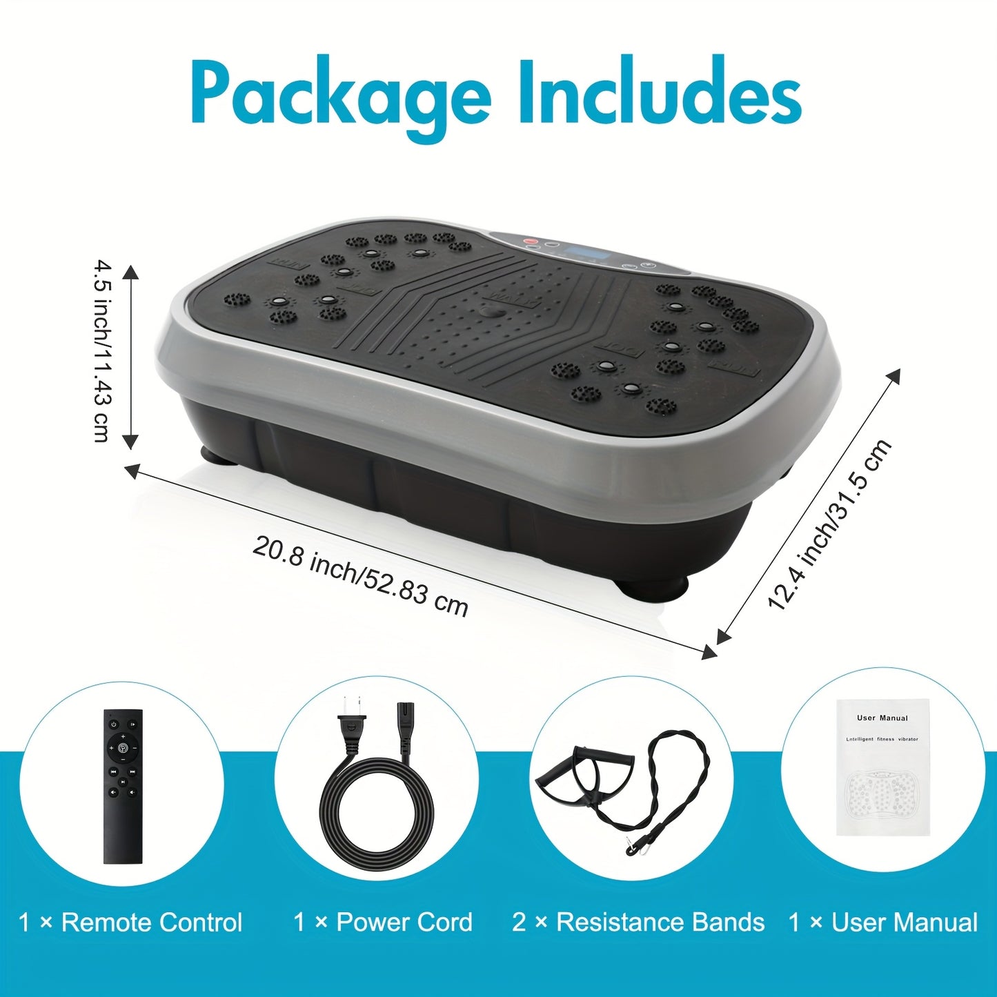 Vibrationsplattform COMPACT – Einsteiger-Fitnessgerät für Zuhause