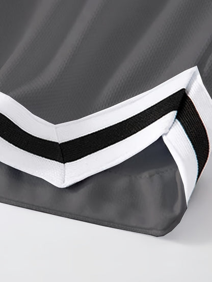 Short de sport pour homme - Short de sport à cordon de serrage imprimé Chicago