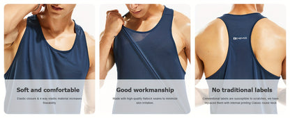 5er-Pack Sport-Tanktops für Herren – Schnelltrocknende, ärmellose Fitness-Shirts