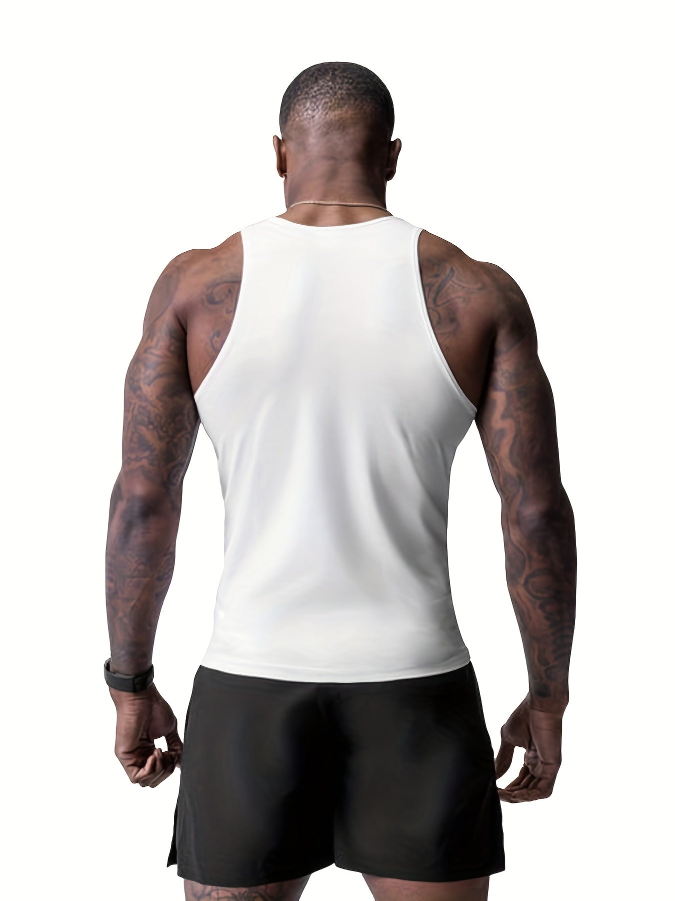 Muskelbetontes Tanktop für Herren – Schnelltrocknendes Bodybuilding-Fitnessshirt