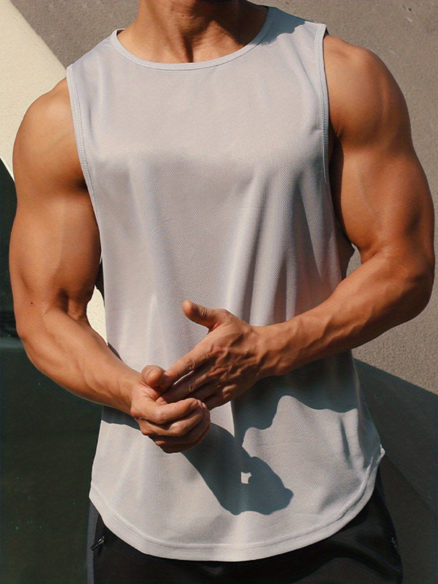 Schnelltrocknendes Sport-Tanktop für Herren – Ärmelloses Laufshirt