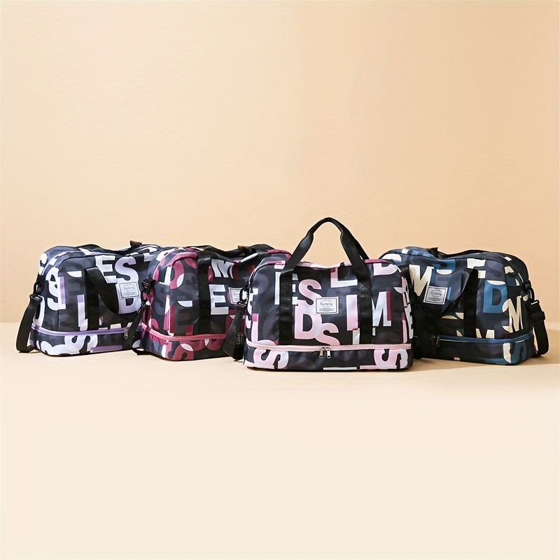 Sac de sport grande capacité pour la salle de sport - Sac de voyage avec compartiment à chaussures