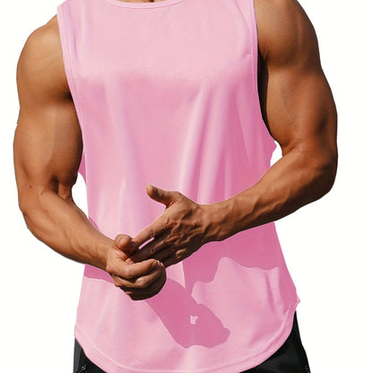 Schnelltrocknendes Sport-Tanktop für Herren – Ärmelloses Laufshirt