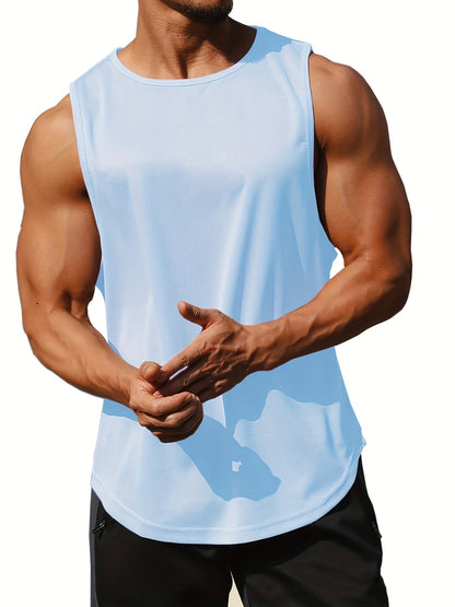 Schnelltrocknendes Sport-Tanktop für Herren – Ärmelloses Laufshirt