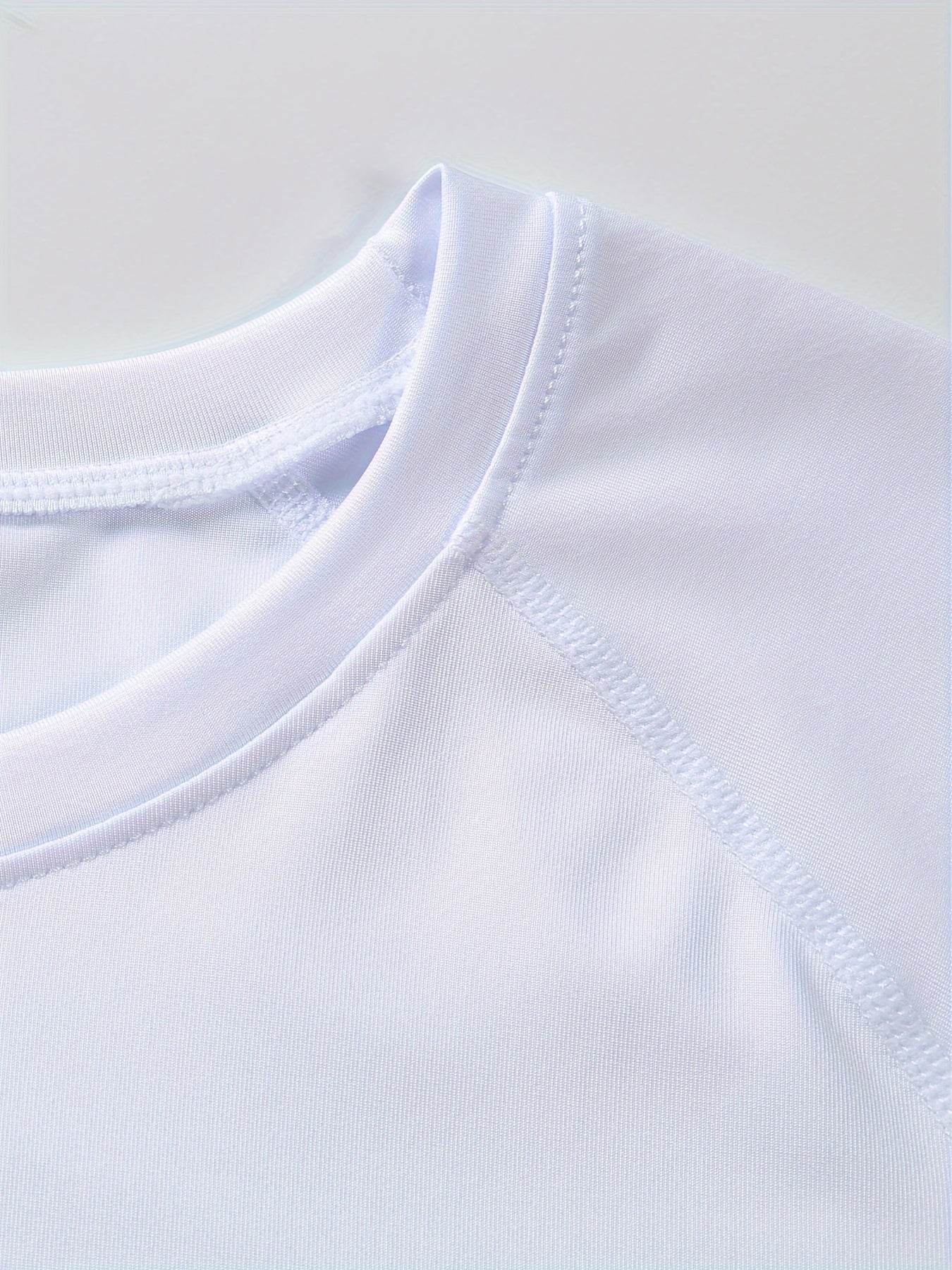 Men's High-Elasticity Athletic Muscle Tee - Slim Fit Workout Shirt