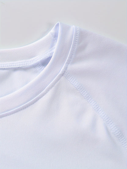 Men's High-Elasticity Athletic Muscle Tee - Slim Fit Workout Shirt